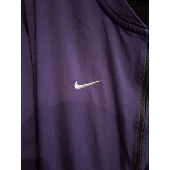 TCU Horned Frogs Nike Mens 3XL Tall Purple Full Zip Windbreaker Jacket - Picture 3 of 11